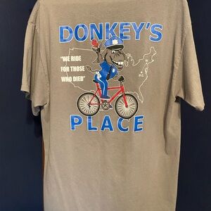 Gray Donkey's Place Graphic T-Shirt